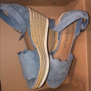 Blue Francesca heels
